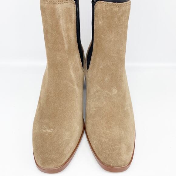 Steve Madden Women's Rhiannon Chelsea Boot Cognac Suede Size 8 M - Picture 10 of 12
